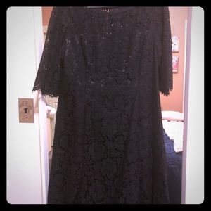 Eliza J. Black lace dress from Nordstrom